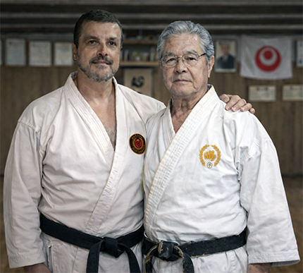 Adam Carter with Tamaki Katsumi sensei